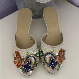 J crew mini wedge slide